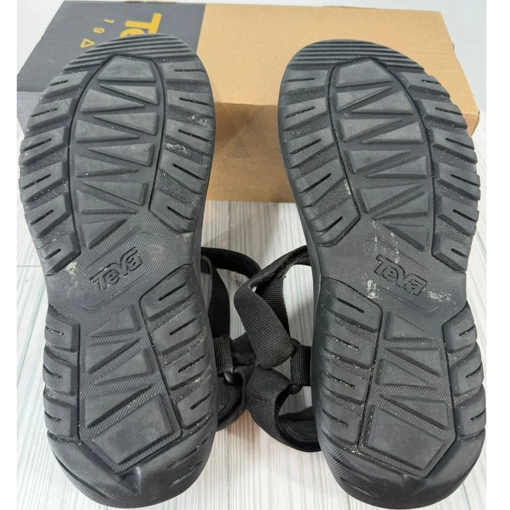 Teva Hurricane XLT2 Mens 9 Black Outdoor Hiking Sport Sandals 1019235 Women's 11